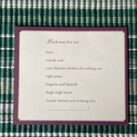 The Fantasy Book - a pillow book for Romantic fantasies - Picture 15 of 15